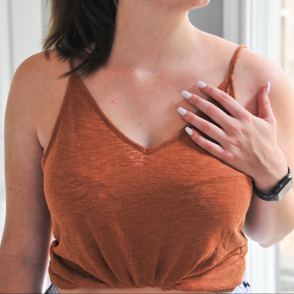 Burnt Orange Tank Top